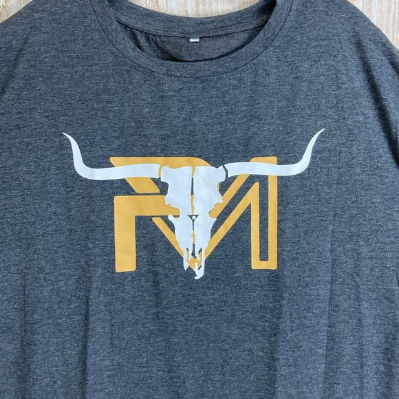 💵NWOT Parker McCollum Gray Tee Men’s Size XLarge - Picture 3 of 8